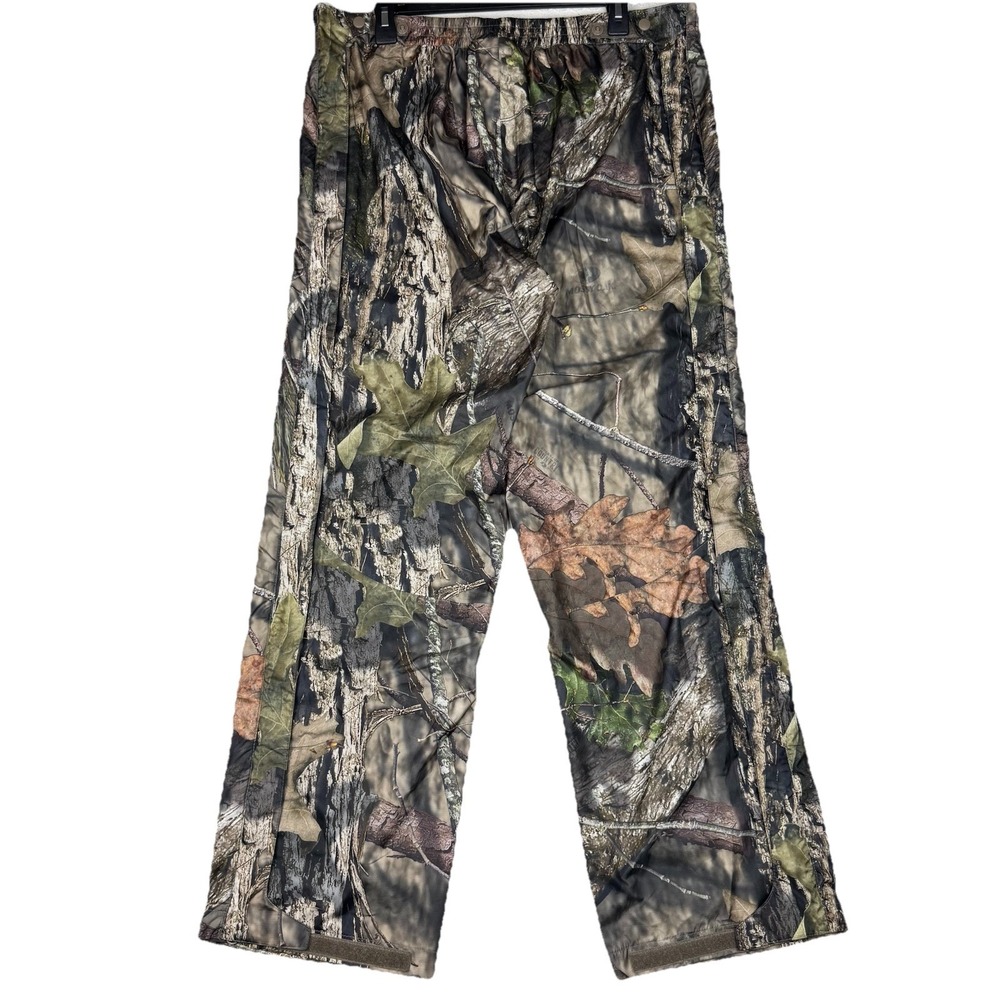 Rustic Ridge Outdoor Full Length Side Zip‎ Camo Pants Mens XL Hunting Fishing